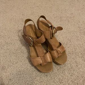 Tan wedges